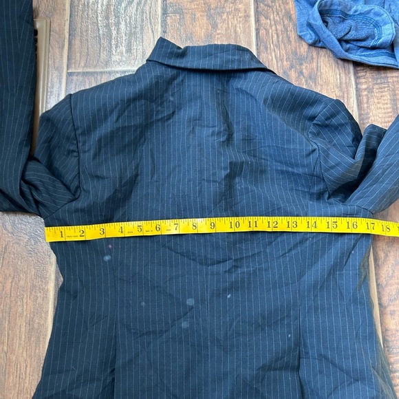 Banana Republic Black Tailored Blazer Suit Jacket - Picture 7 of 7